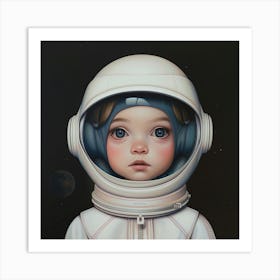 Little Astronaut 1 Art Print