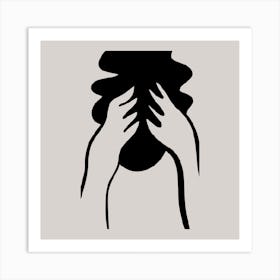 Woman'S Head Art Print