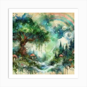 Fairytale Forest 2 Art Print