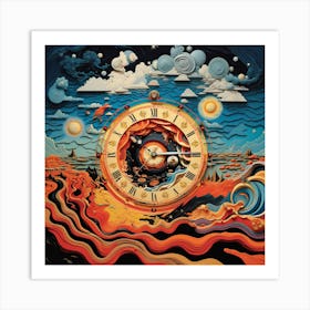 Clock Of The Universe Art Print