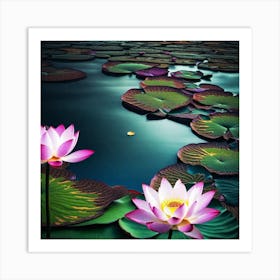 Lotus Flower 78 Art Print