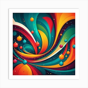 Abstract Background Art Print