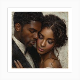 Echantedeasel 93450 African American Black Love Stylize 850 5b68a4b3 E042 4a03 9b23 825a63bfa2b0 Art Print