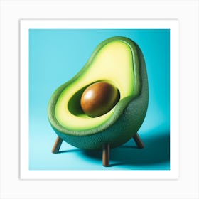 Avocado Chair 3 Art Print