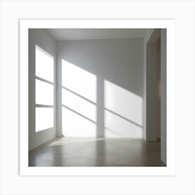 Empty Room - Empty Room Stock Videos & Royalty-Free Footage 8 Art Print