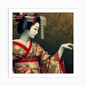 Geisha 1 Art Print