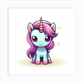 Cute Unicorn 126 Art Print