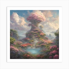 Tree Of Blossoms Art Print