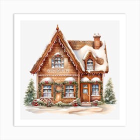 Gingerbread House 2 Art Print