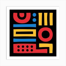 Geometric Abstraction Art Print