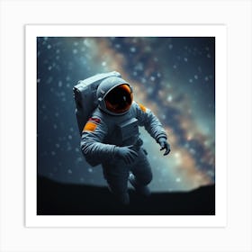 Astronaut In Space 9 Art Print