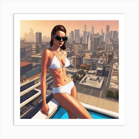 Grand Theft Auto 4 Art Print