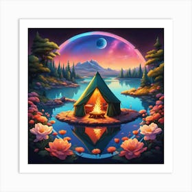 Campfire Art Print