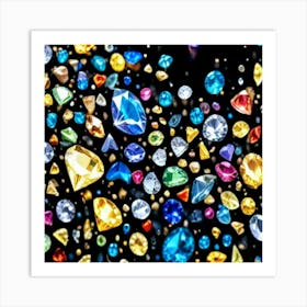 Colorful Diamonds Affiche