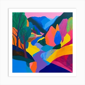 Abstract Park Collection El Oso Y El Madrono Madrid 1 Art Print