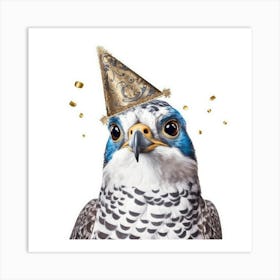 Party Falcon Art Print