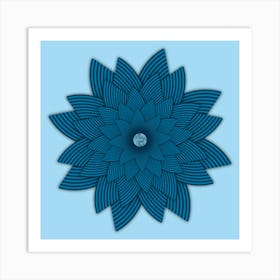 Blue Flower Art Print