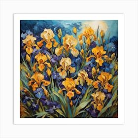 Irises 1 Art Print