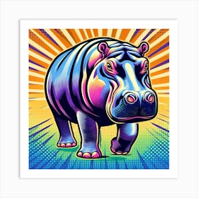 Hippopotamus Art Print