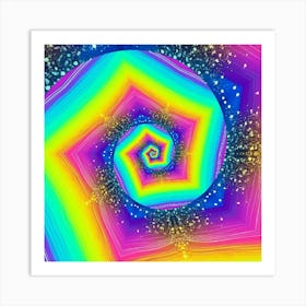 Psychedelic Spiral 6 Art Print