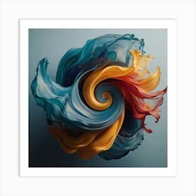 Abstract Painting 4 Art Print