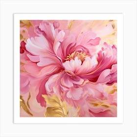 Pink Peony Art Print