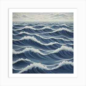 Ocean Waves 2 Art Print