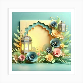 Islamic Ramadan Background 10 Art Print