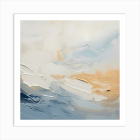 AI Veiled Visions of Tranquility Art Print