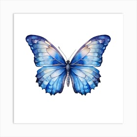 Blue Butterfly 1 Art Print