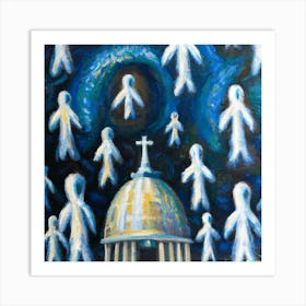 Impressionism Oil The Rapture Art Print