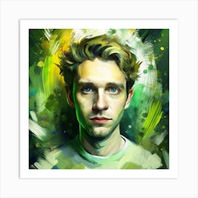 Portrait Of A Young Man Art Print