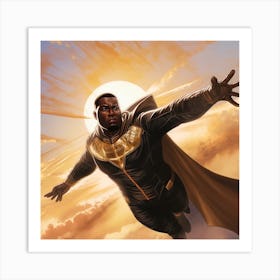 BlackSuperman Art Print