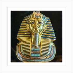 Pharaoh Mask 2 Art Print