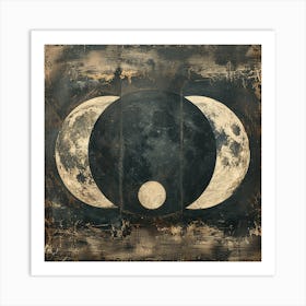 Phases Of The Moon Art Print