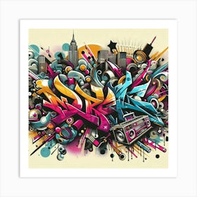 Graffiti Art 1 Art Print