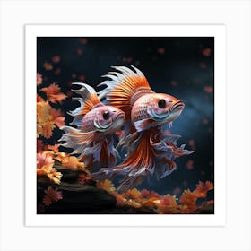 Siamese Catfish 5 Art Print