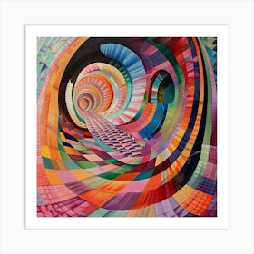 Spiral Tunnel Art Print