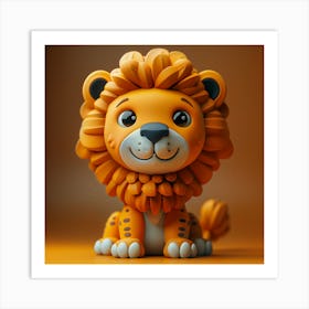 Lion Figurine 2 Art Print