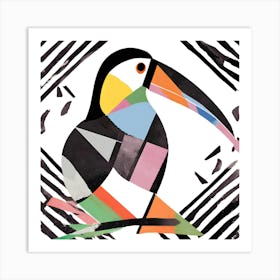 Color Toucan Bird Art Print