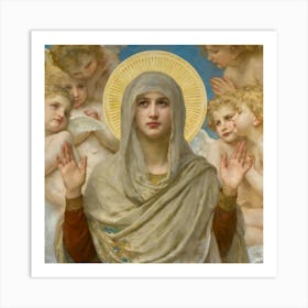 Virgin Of The Angels Art Print