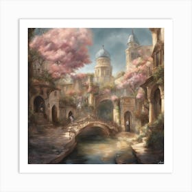 Cherry Blossoms Art Print