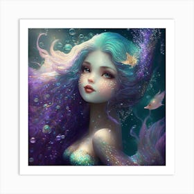 Mermaid 4 Art Print