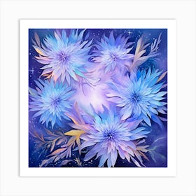 Chrysanthemums Art Print