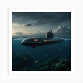 Default Create Unique Design Of Submarine 1 Art Print