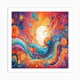 Abstract Painting 45 Art Print