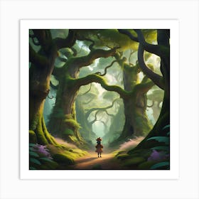 Realm Of Trees Art Print