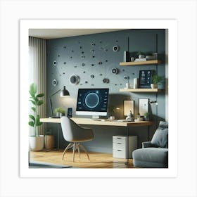 Home Office 22 Art Print