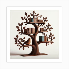 Tree Of Books Art Print