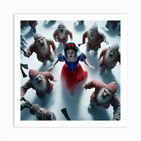 Snow White And The Seven Dwarfs 15 Art Print